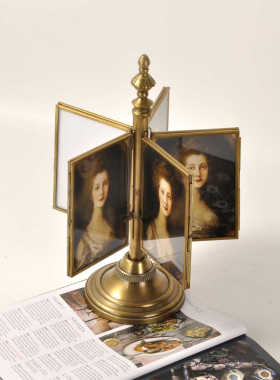 欧洲复古中世纪风格五连相框装饰