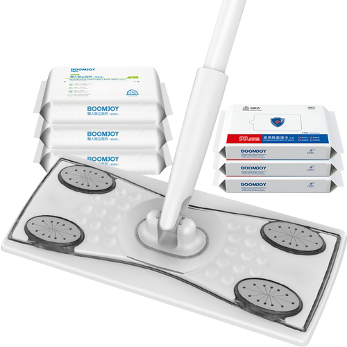 宝家洁懒人静电除尘纸拖把家用一拖家用净一次性免洗拖把布湿纸巾 - 图0