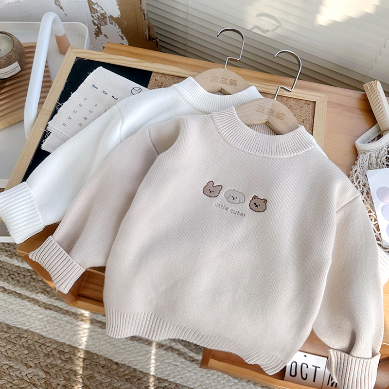 宝宝毛衣a类冬季加厚男童一体绒毛衫婴儿加绒内搭冬装女儿童上衣,淘宝优惠券,粉丝福利购,淘宝优惠卷