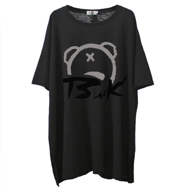 ເສື້ອຍືດແຂນສັ້ນຂອງຜູ້ຍິງພິມແບບສະລິມໃຫຍ່ພິເສດ