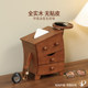 Fanhan solid wood tissue box creative living room decoration