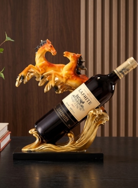 创意马匹造型红酒架礼品摆件