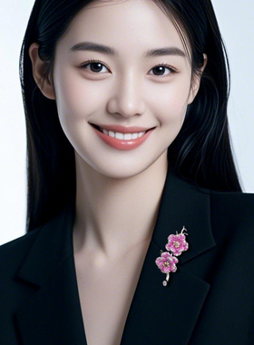 国风胸花轻奢感腊梅高档