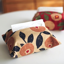 Autumn Pear natural time of the year Zakka mill wool pure cotton cloth art paper towel set of paper towel bag original hand work