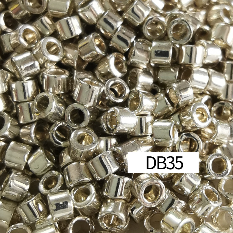 DB31DB1832/38/34/551/21/22日本MIYUKI进口御幸金银古董珠1.6mm - 图1