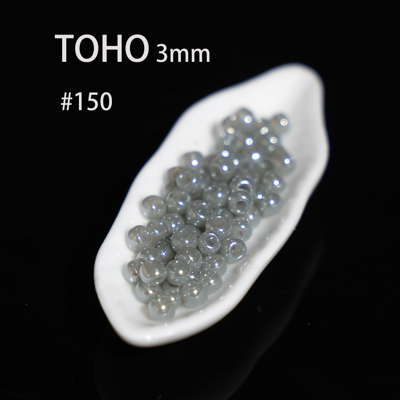 东宝TOHO米珠日本进口手编制串珠DIY花朵戒指材料8/0,3mm玉石系列 - 图3