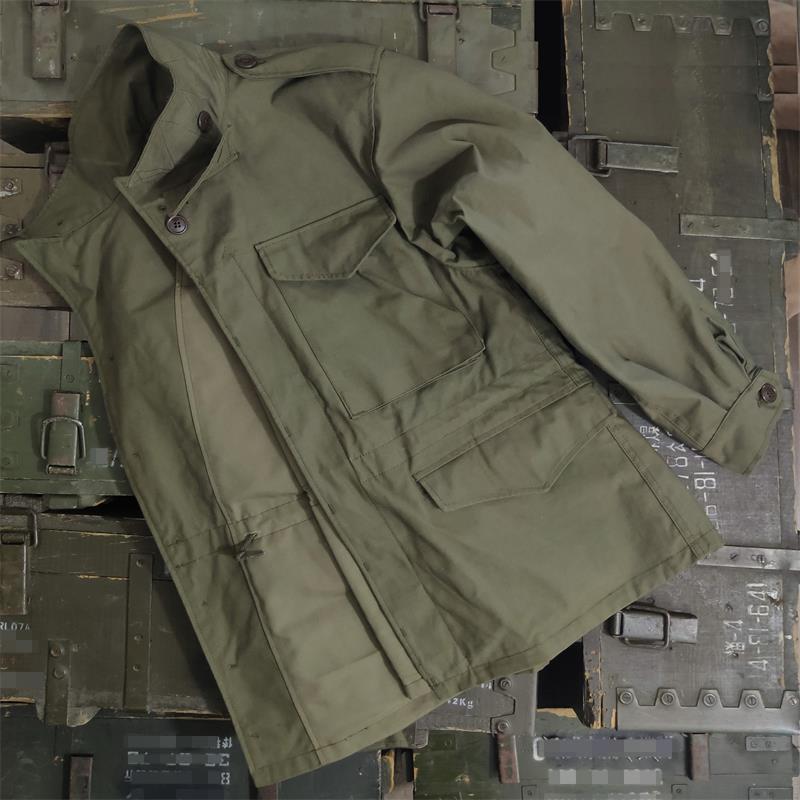 户外M43战地风衣男军迷用品修身战术服二战美式春秋工装夹克外套 - 图0