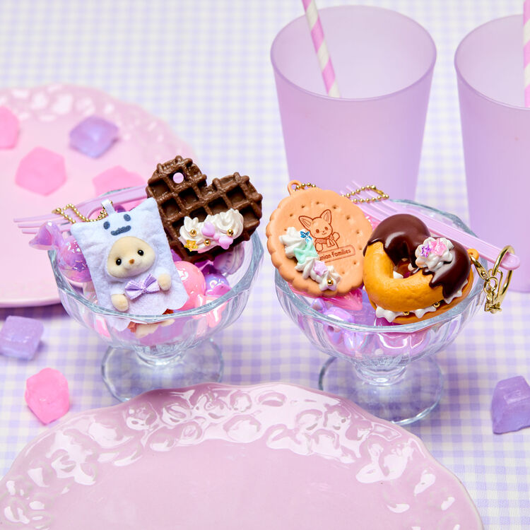 日本森贝儿家族幽灵狐狸宝宝挂件钥匙扣女孩过家家玩具生日礼物 - 图2