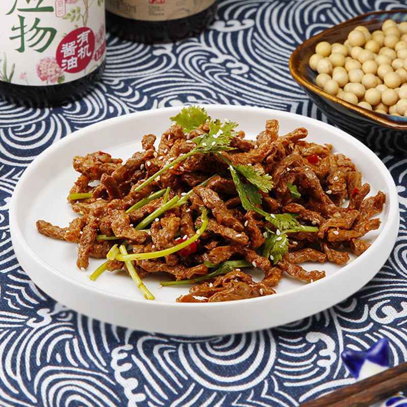 余老师香辣素肉丝180g素食佛家纯素食品鱼香京酱人造肉斋菜豆制品,淘宝优惠券,粉丝福利购,淘宝优惠卷