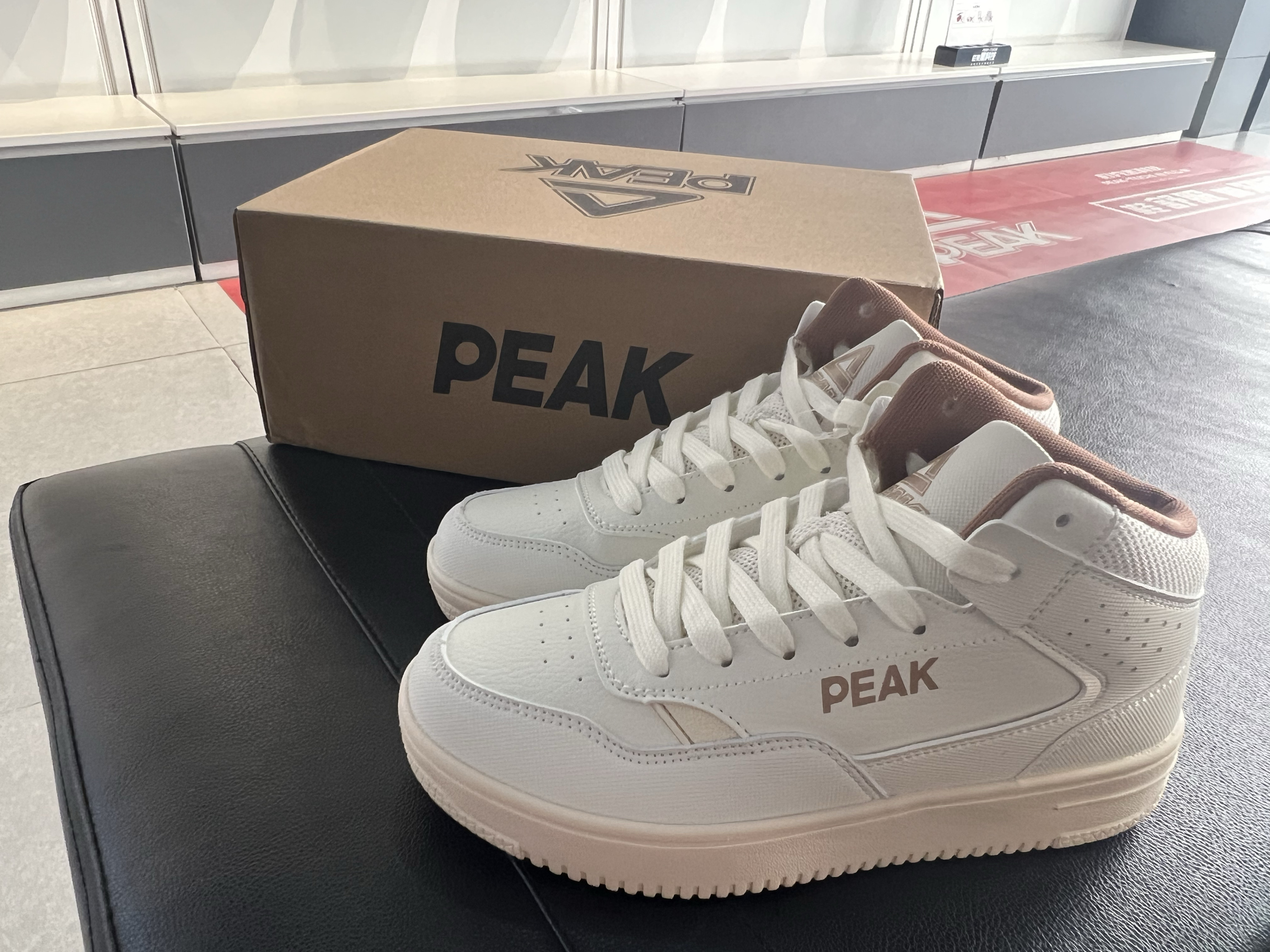 匹克2024冬季新款经典文化鞋女子运动休闲时尚百搭板鞋E244338B - 图2