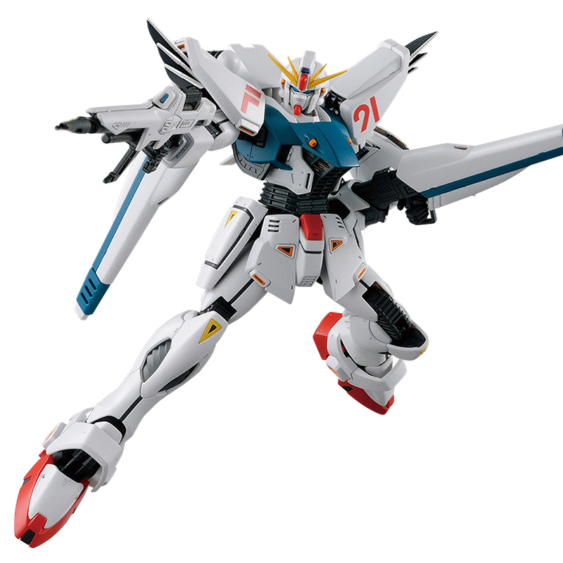 万代 高达拼装模型 MG F91 2.0版Gundam Ver 2.0 F-91 1/100 现货 - 图0