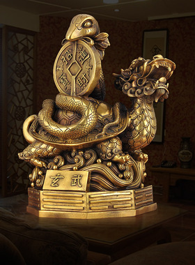 纯铜玄武办公室商务工艺品