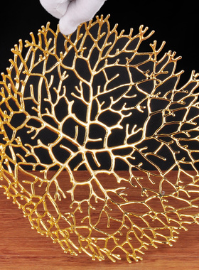 珊瑚轻奢风茶几会客室桌面工艺品