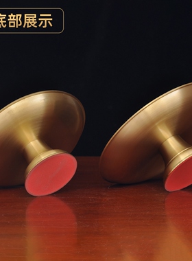 黄铜素面彩色招财水果盘家用供盘佛前供果果盘贡盘供佛像贡盘果盘