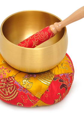 雅信精品黄铜日式风长柄引磬