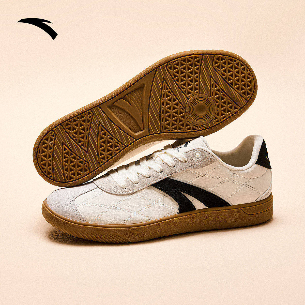 安踏板鞋小香风德训鞋女板鞋新款潮流时尚百搭休闲鞋女百搭滑板鞋,淘宝优惠券,粉丝福利购,淘宝优惠卷