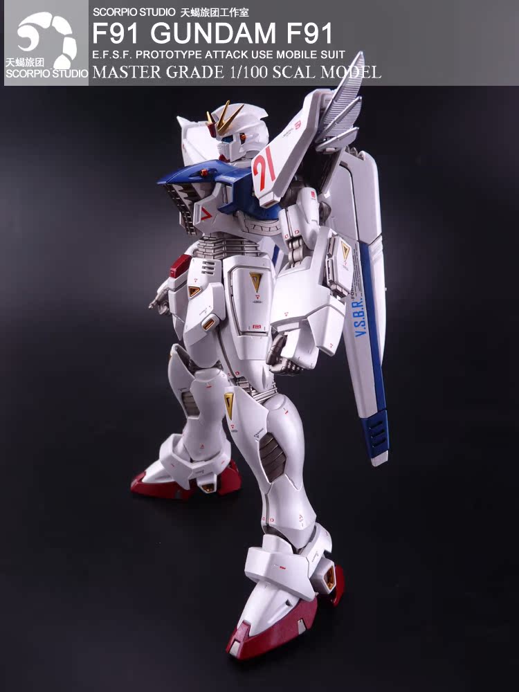 MG万代F91高达拼装模型F91 Ver2.0重涂代工成品高达模型机动战士 - 图1