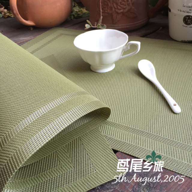 American Pastoral Mediterranean Western Food Retro Green PVC Free