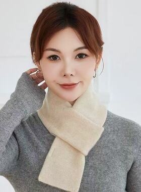 秋冬男女通用情侣围脖100%山羊绒