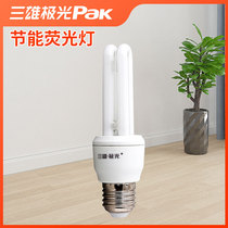 Three majestic extreme light E27 spiral 3W5W7W10W energy saving light bulb bedroom kitchen living room table lamp home energy saving lamp