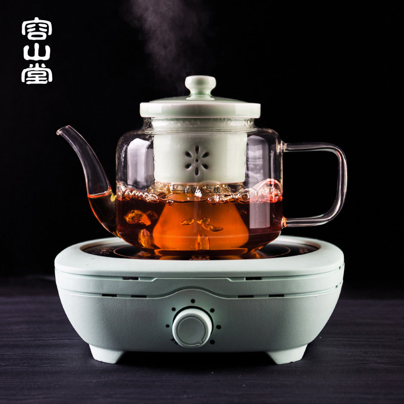 容山堂电陶炉自动蒸汽陶瓷小白黑茶 容山堂电陶炉