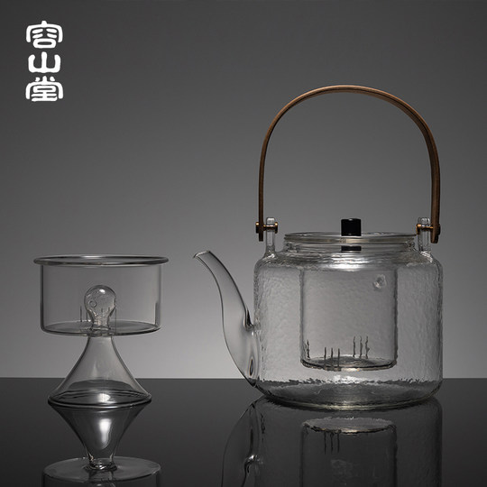 Стеклянный автоматический бесшумный чайник Rongshantang, электрическая керамическая плита