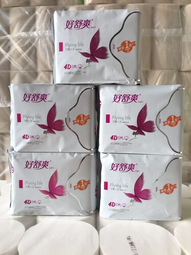 好舒爽飞舞人生4D云棉10片丝薄日用245mm卫生巾，5包包邮！ - 图1