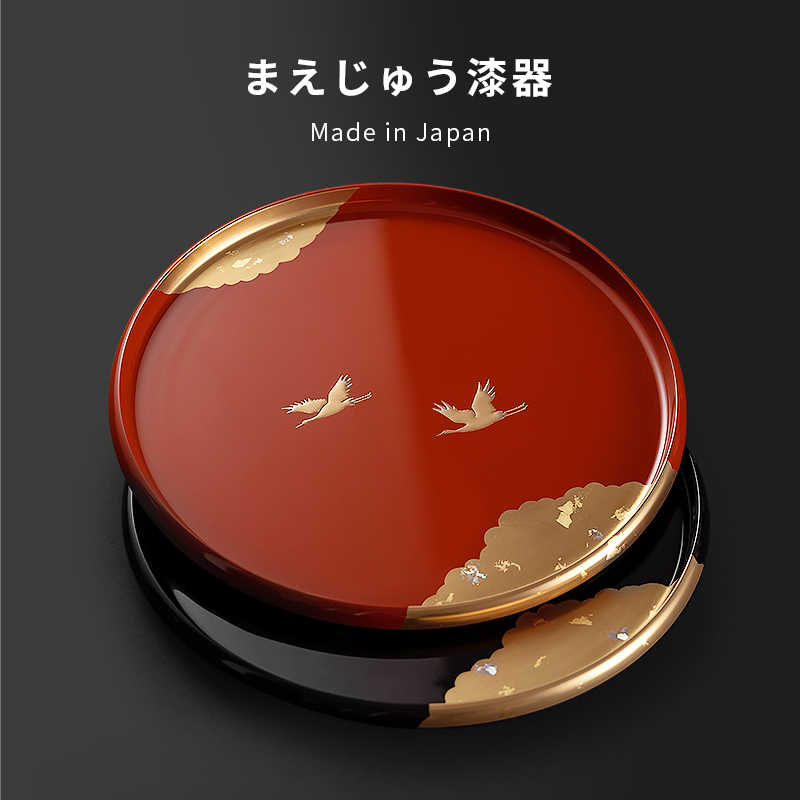 風雅】『坂下雄峰』作 干網 蒔絵 中次棗☆共箱 茶器 棗 茶入 千鳥