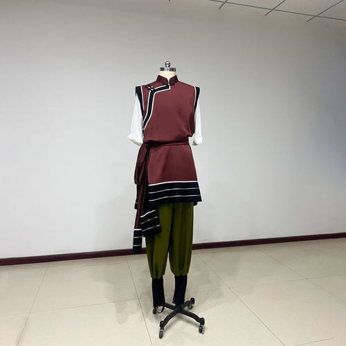 舞研依库藏族舞蹈服男练功服演出服民族民间基训班服练习表演服装 - 图0