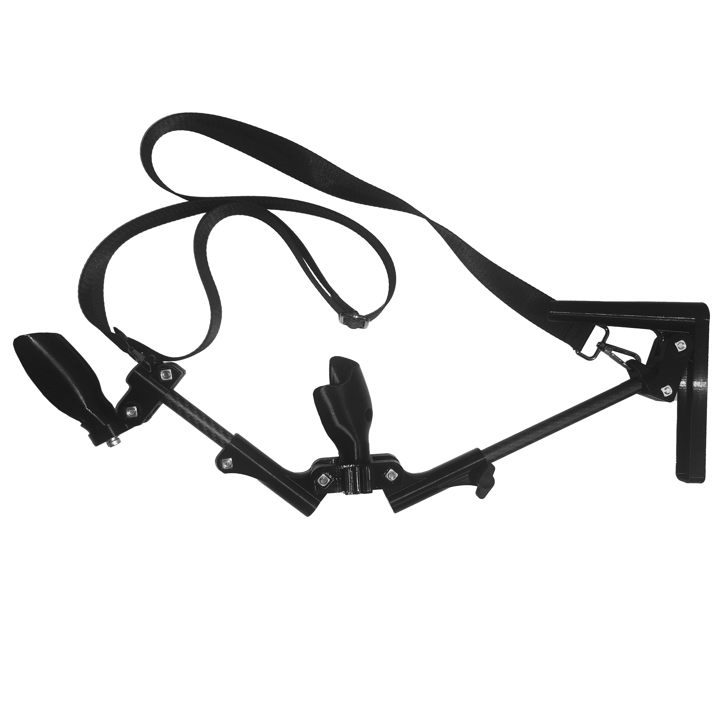 尼尔VR竞技枪架 Quest3/3S通用枪托 碳纤维圆管 可伸缩多角度调节,淘宝优惠券,粉丝福利购,淘宝优惠卷