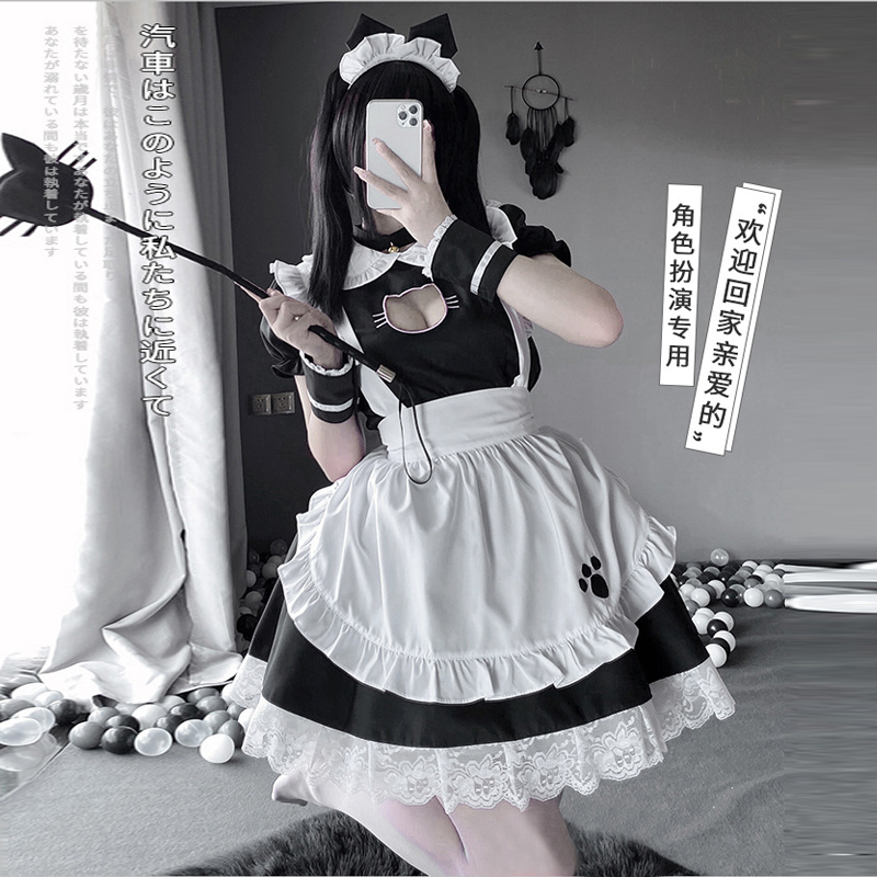 可爱女佣女仆装cos女装大佬lolita连衣裙二次元洛丽塔cosplay服装-图3