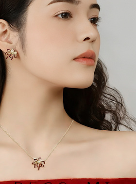 Becomi设计师【显白红色项链】