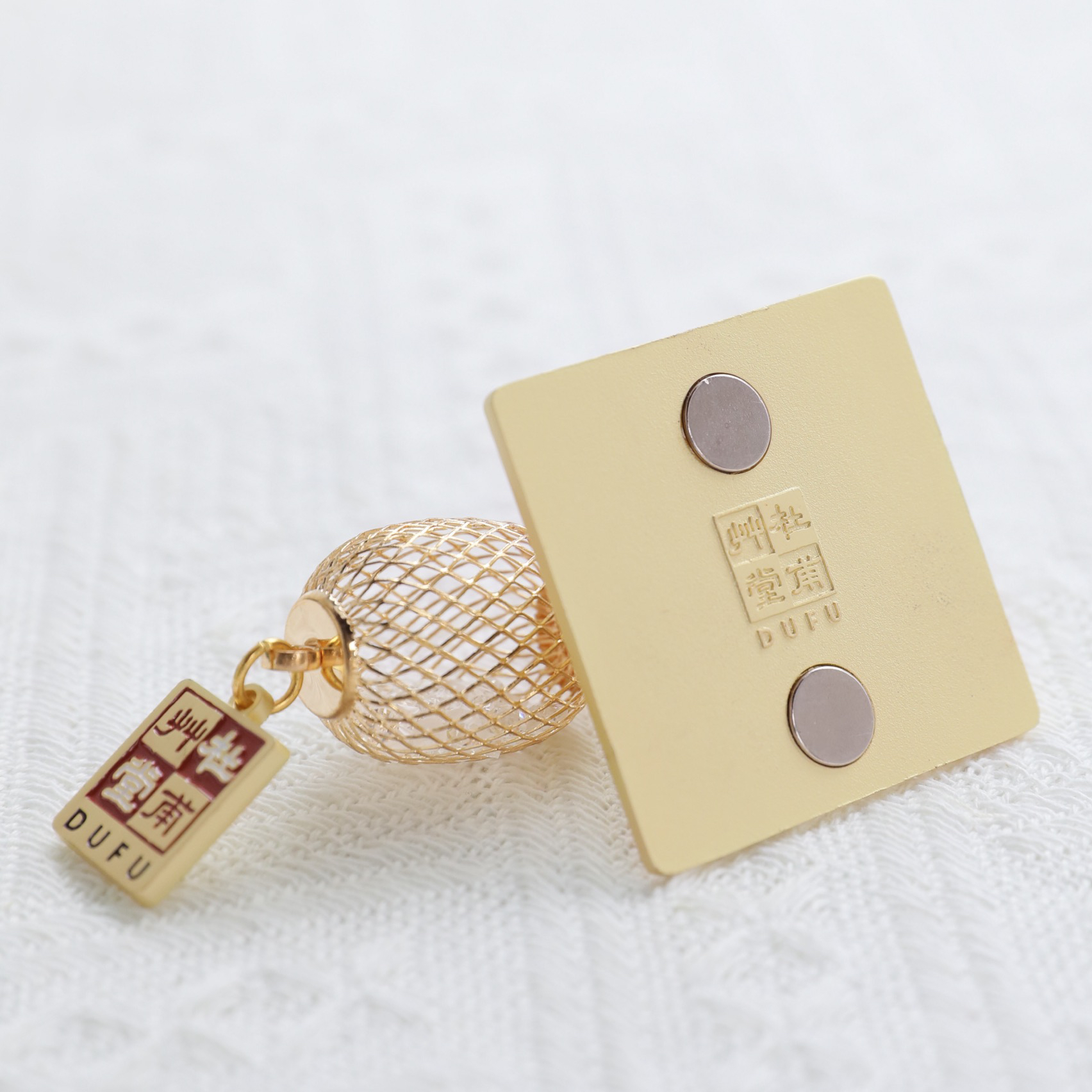 正版杜甫草堂冰箱贴中秋节灯笼博物馆文创成都纪念品伴手礼品金属