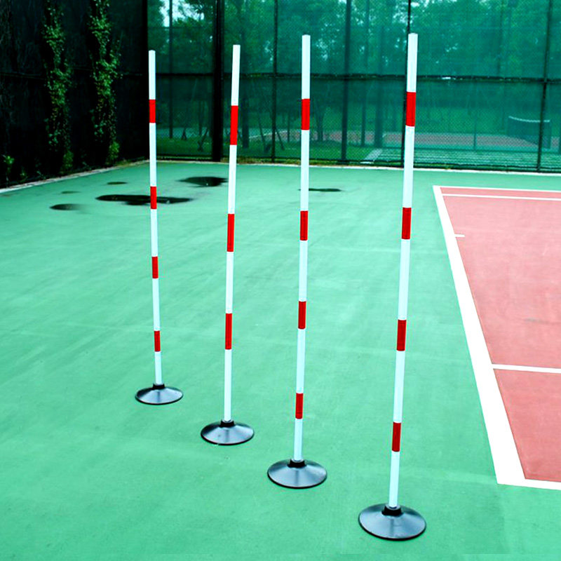 标志杆ABS标旗杆篮球训练绕杆橡胶底座障碍杆练习倒车杆桩学车杆 - 图2