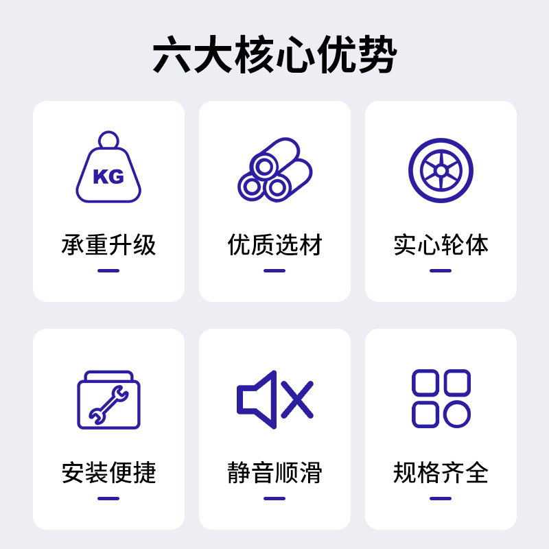 椅子配件滑轮电脑椅脚轮办公椅电竞椅轮子转椅2.5寸万向轮,淘宝优惠券,粉丝福利购,淘宝优惠卷