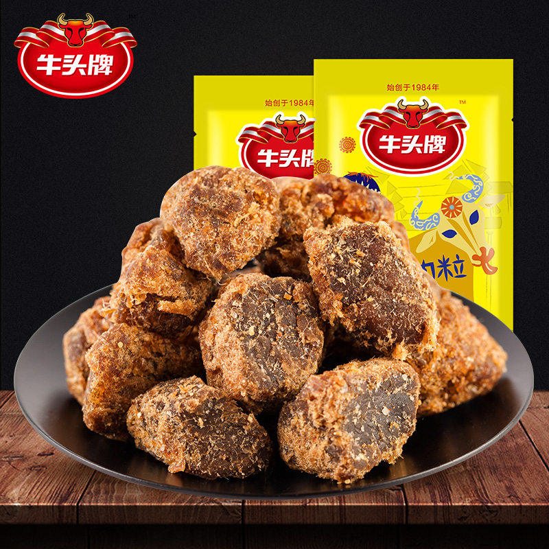 牛头牌牛肉粒100g贵州年货牛肉干 牛头牌旗舰牛肉类