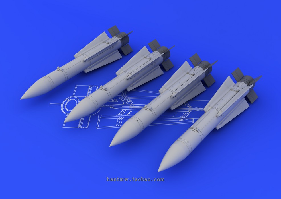 牛魔王SIN64881 F-14A战斗机后期1/48模型树脂空对空空对地武器组 - 图0