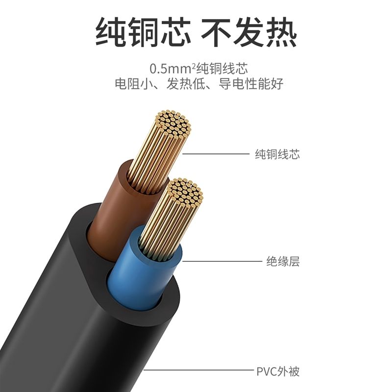 适用佳能G2810 G2820 G2812 G2811喷墨打印机复印机2孔电源线插头 - 图1