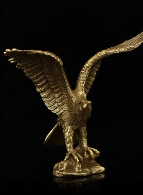 铜老鹰摆件雄鹰大鹏展翅大展宏图