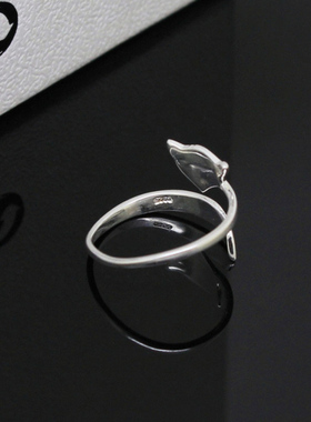 韩国纯银食指开口时尚风礼物尾戒