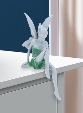 外贸Fairy Statue树脂工艺品花仙子园林摆件图雷手工妖精