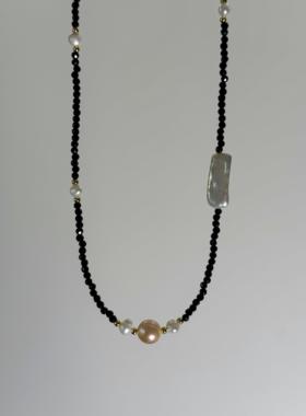 新中式巴洛克珍珠OASIS黑尖晶