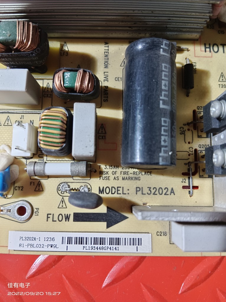 32寸TCL/美乐/乐华LC32M02/LCD32R28A/C32E320B电源板PL3202A - 图0