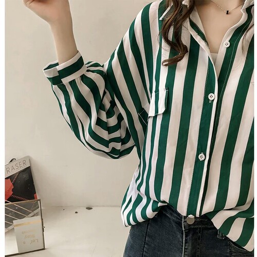 2023Summer Chiffon Blouse Tops For Women Shirt Ladies Shirts - 图1