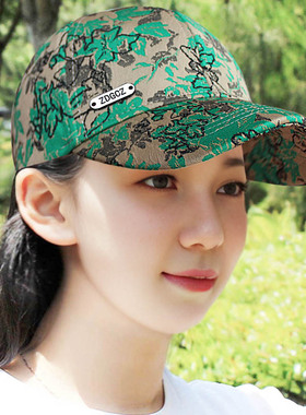 帽子女洋气百搭鸭舌帽可调节防晒棒球帽户外旅游显脸小新款遮阳帽