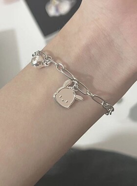 复古做旧姜饼人小熊可爱手链女