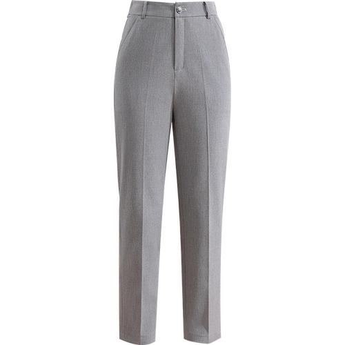 Костюм, весенние осенние штаны для отдыха, свободный прямой крой