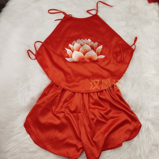 Su embroidery Nezha lotus bellyband adult