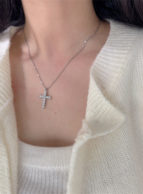 BM同款锆石项链原宿风锁骨链女