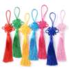 Free shipping, six plates, Chinese knots, ornaments, DIY lanterns, tassels accessories, decoration, red spikes, Chinese style hanging ornaments